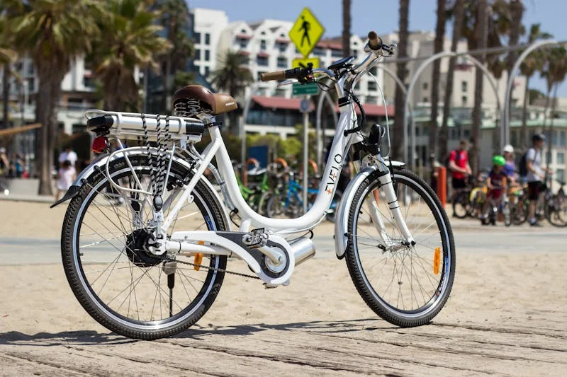 Class 1 pedal-assist e-bike with battery on frame